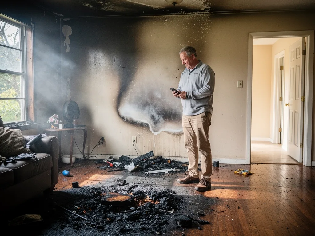 DIY vs when to call a fire & smoke damage specialist