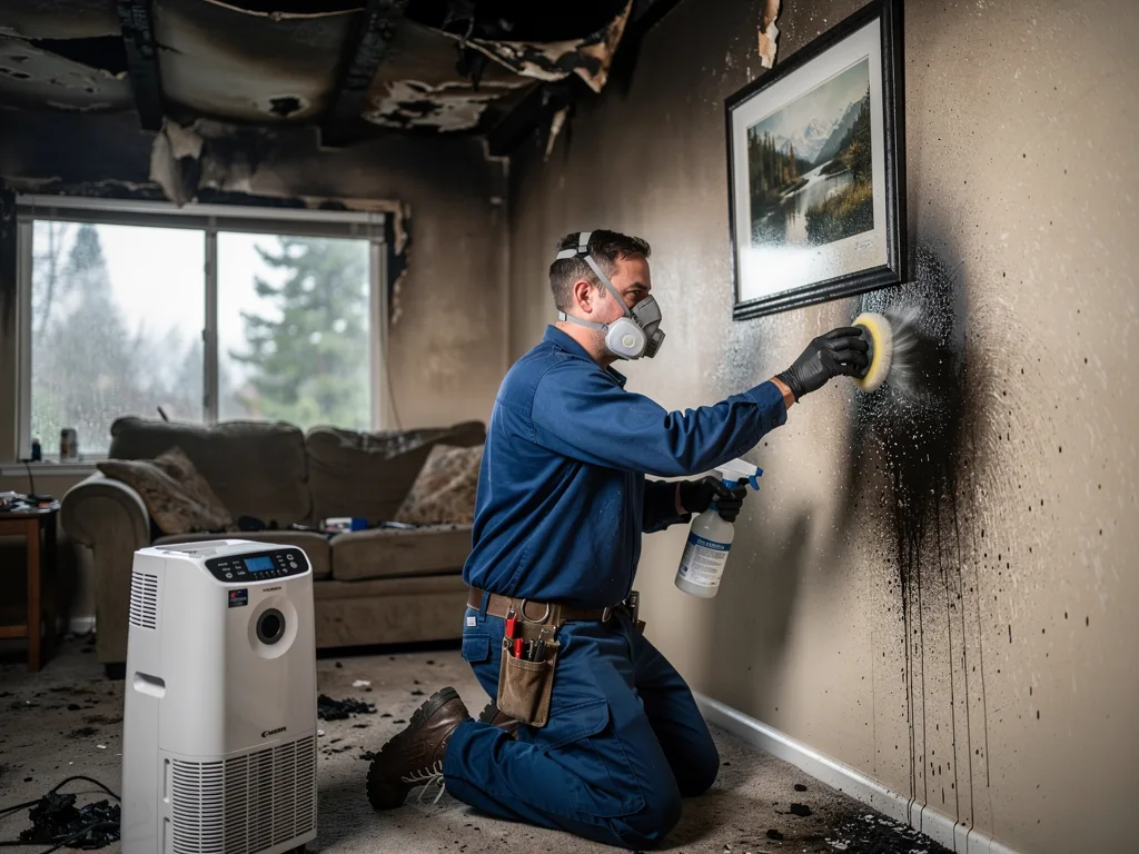 Soot Stain Removal